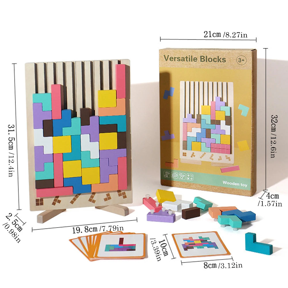 3D Russian Wooden Puzzle Game