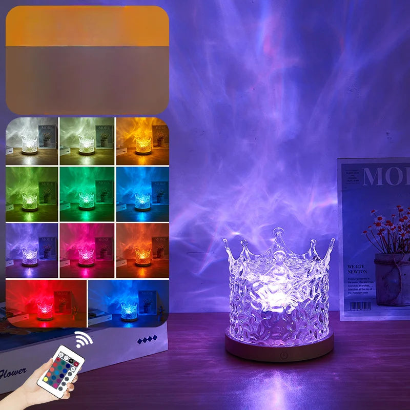 Ocean Wave Aurora Projector