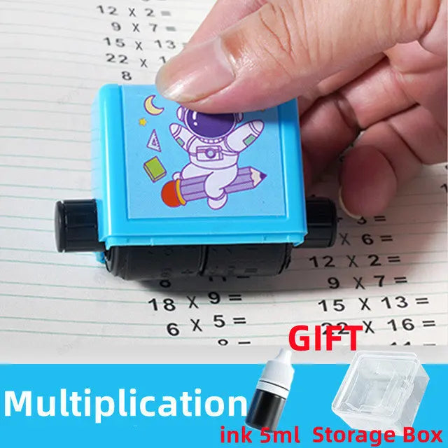 2-in-1 Reusable Math Roller Stamp