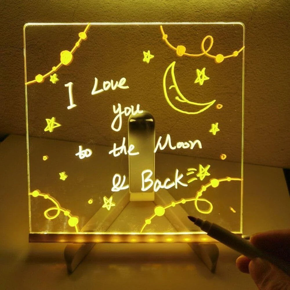 LED Light-Up Erasable Drawing Board