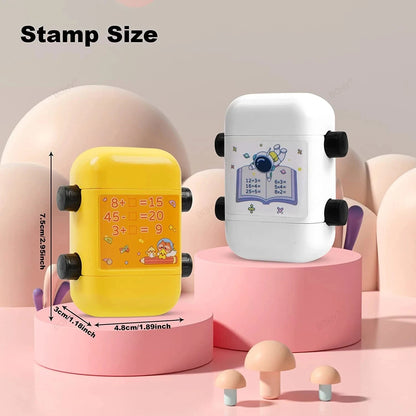 2-in-1 Reusable Math Roller Stamp