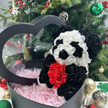 25cm Teddy Rose Flower Bear