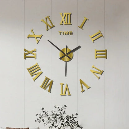 Large 3D Silent Wall Clock