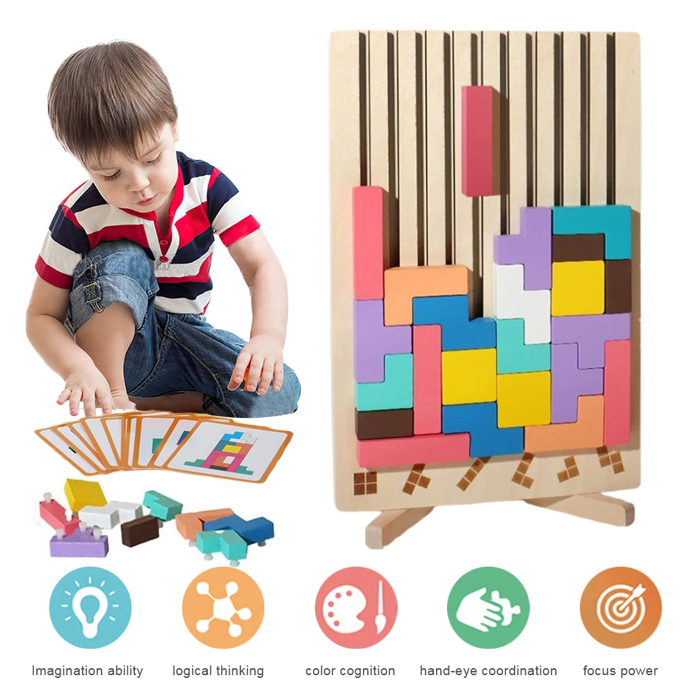 3D Russian Wooden Puzzle Game