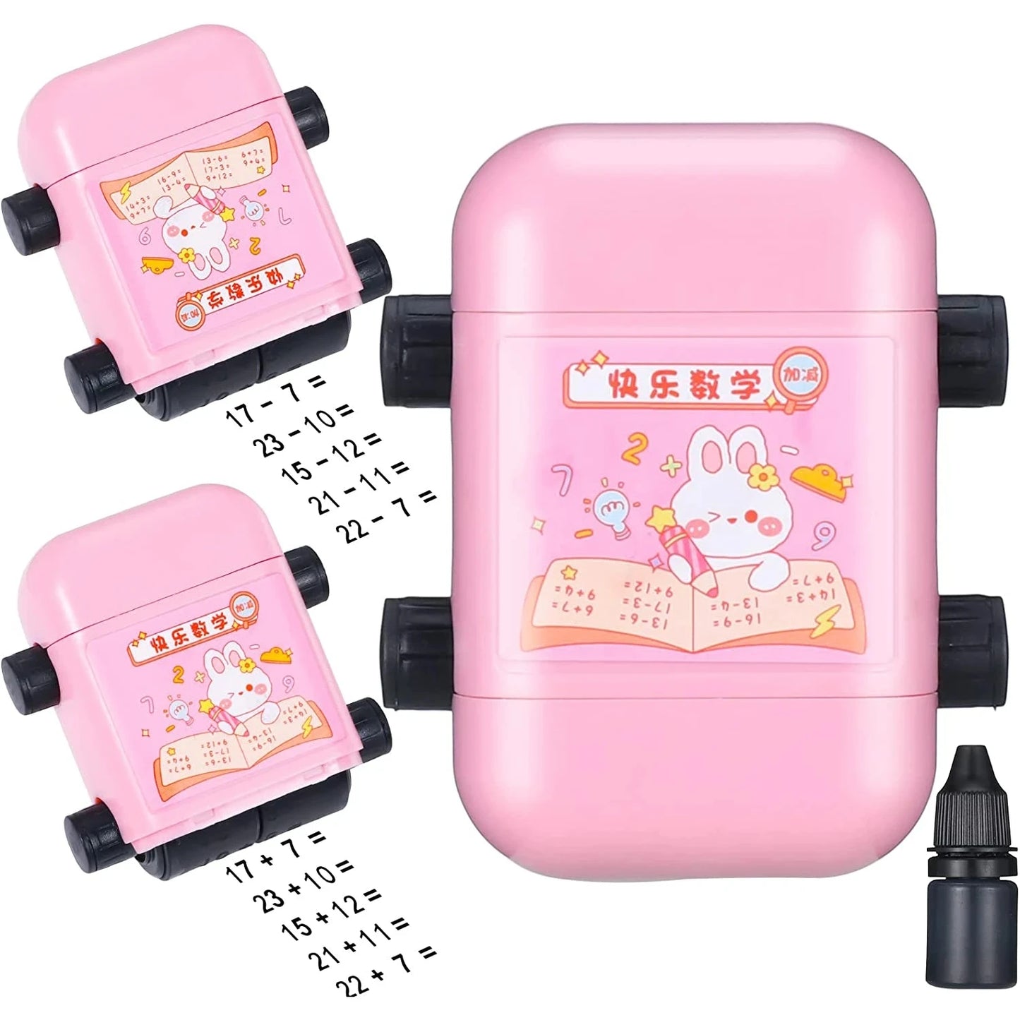 2-in-1 Reusable Math Roller Stamp