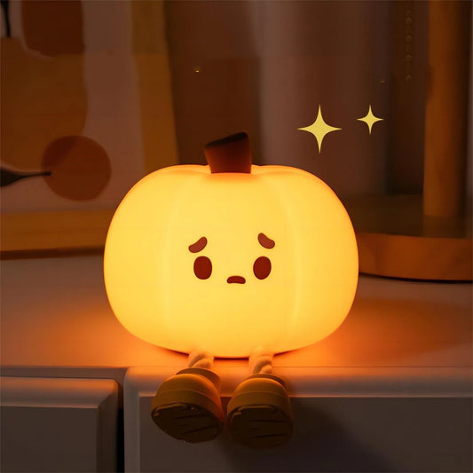 Silicone Halloween Pumpkin Lamp