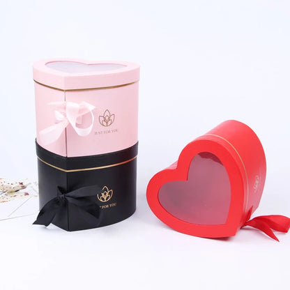 Heart-Shaped Rotating Flower Box