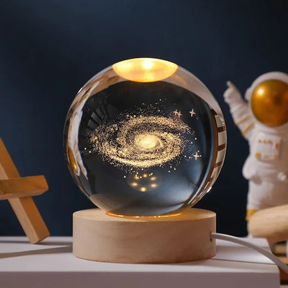 Galaxy Crystal Ball Lamp