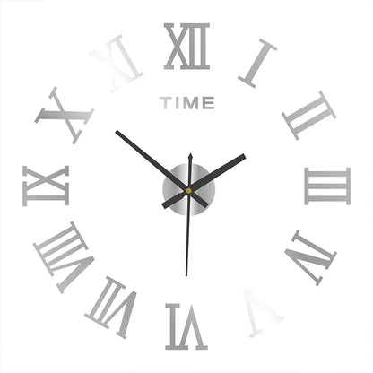 Large 3D Silent Wall Clock