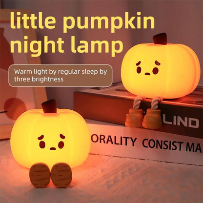 Silicone Halloween Pumpkin Lamp