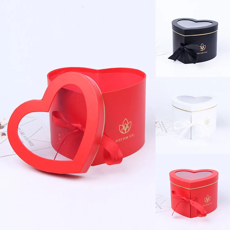 Heart-Shaped Rotating Flower Box