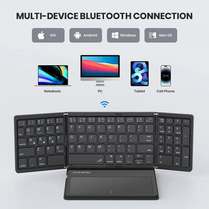 Portable Wireless Folding Keyboard