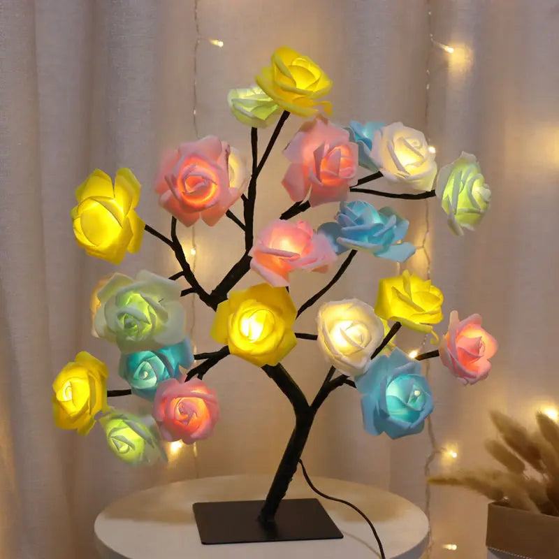 24-LED Rose Tree Lamp