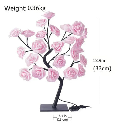 24-LED Rose Tree Lamp