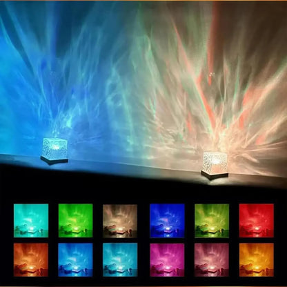 Ocean Wave Aurora Projector
