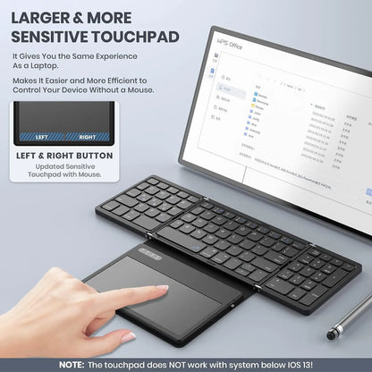 Portable Wireless Folding Keyboard