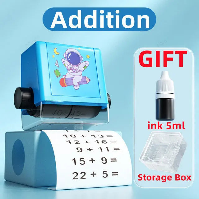 2-in-1 Reusable Math Roller Stamp