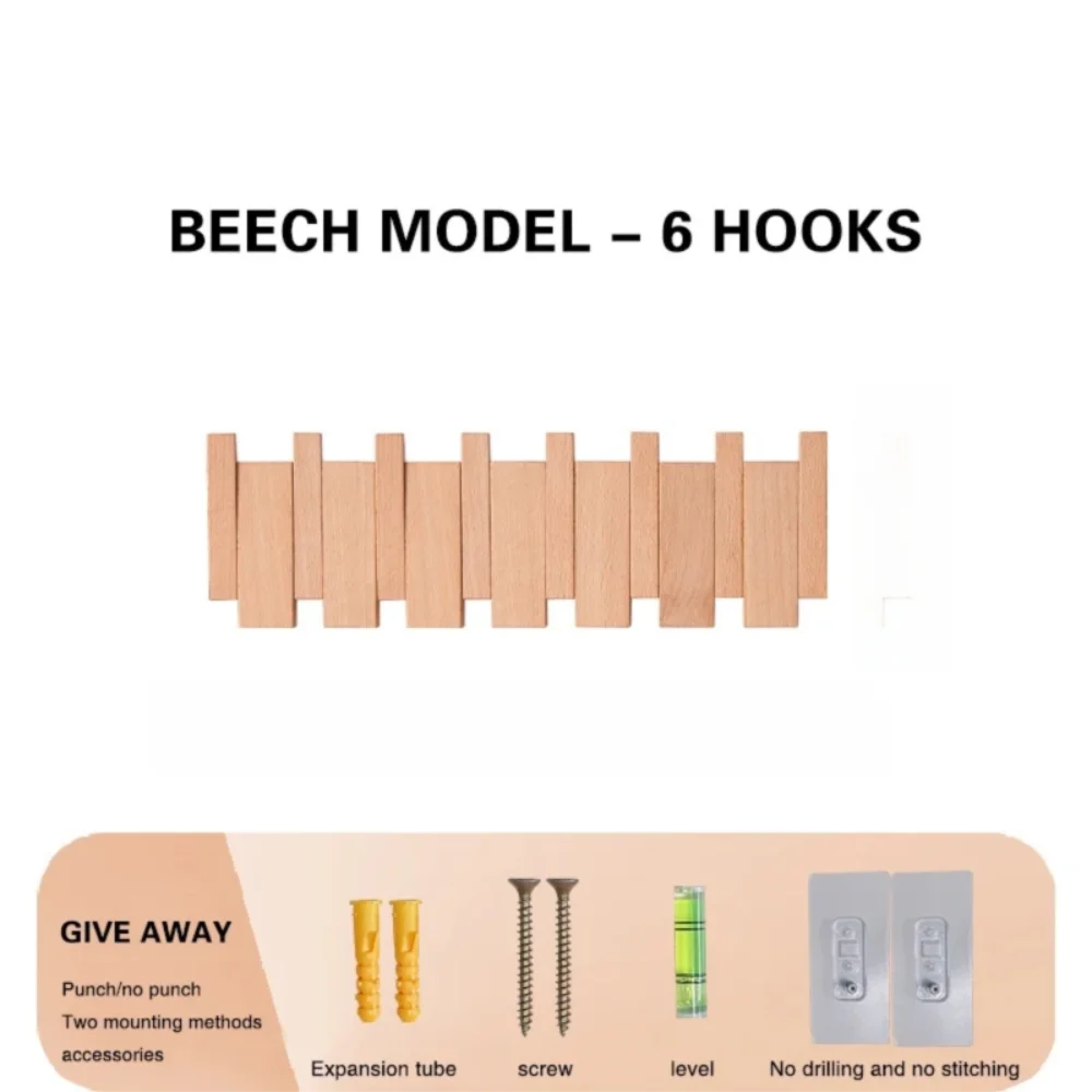 Piano Key Wall Coat Rack