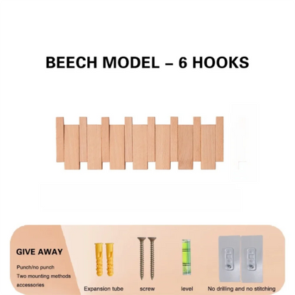Piano Key Wall Coat Rack