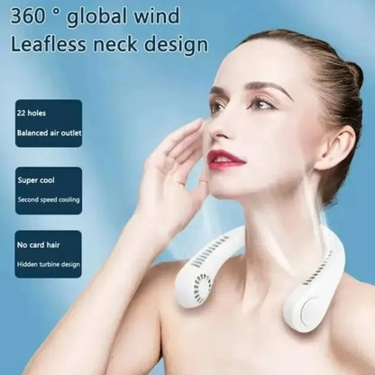 Rechargeable Bladeless Neck Fan