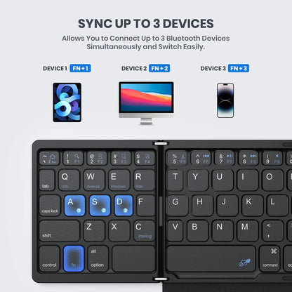 Portable Wireless Folding Keyboard
