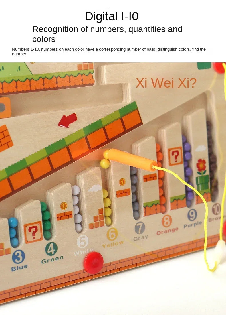 Wooden Magnetic Maze Toy