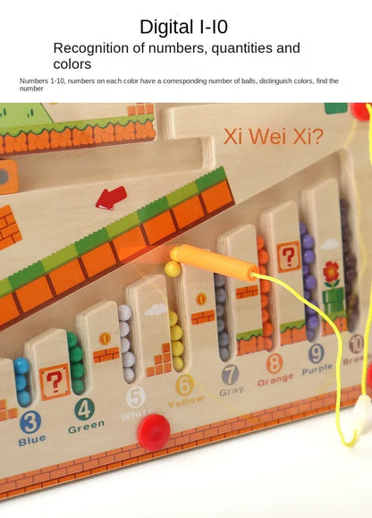 Wooden Magnetic Maze Toy