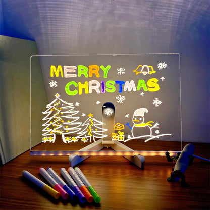 Light-Up Acrylic Glowing Message Board