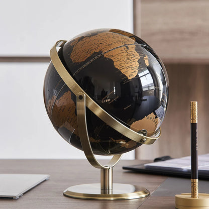 Retro Modern World Globe Decor