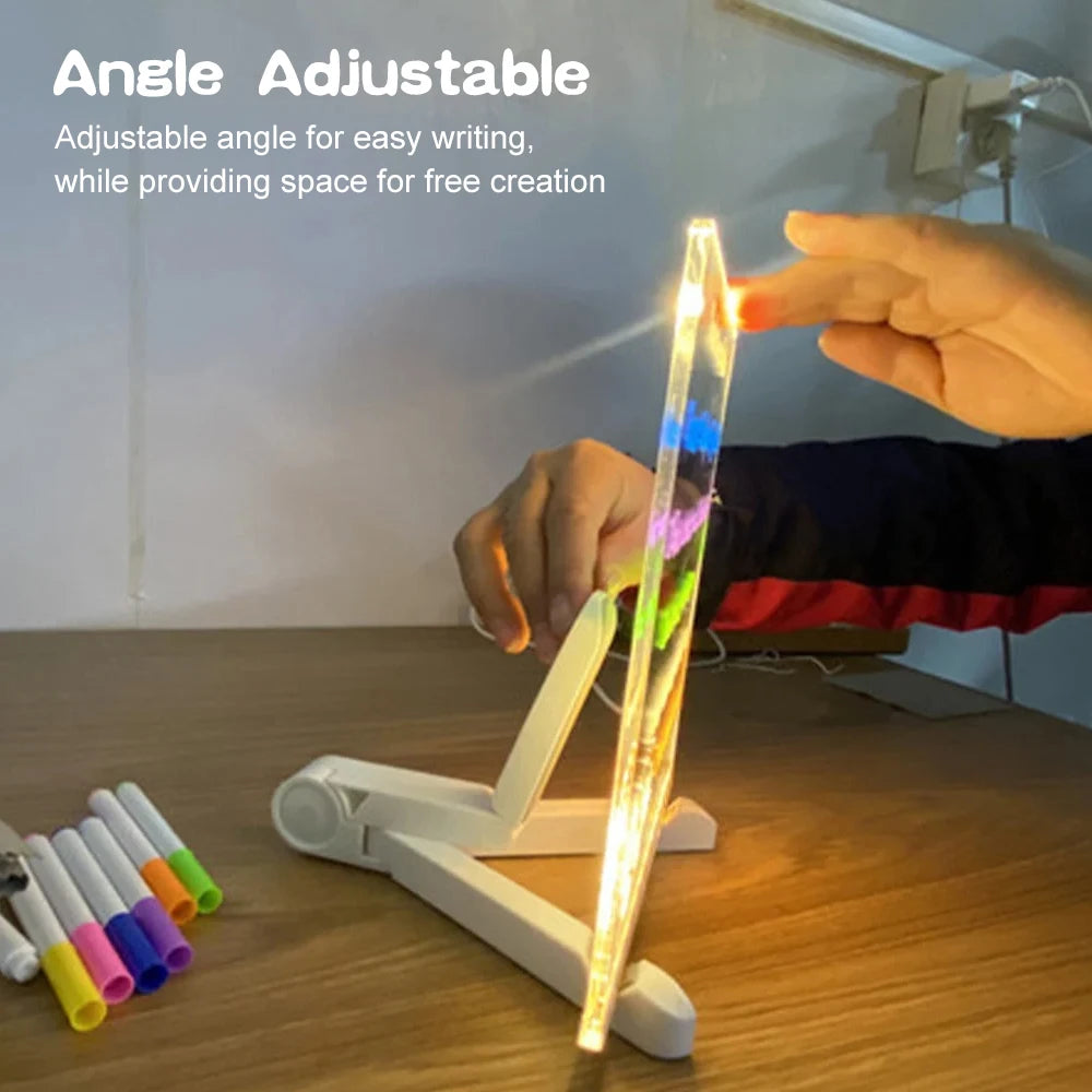 LED Light-Up Erasable Drawing Board