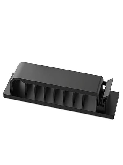 Dual-Use Computer Desk Cable Tray
