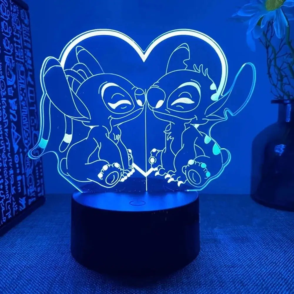 3D Stitch Illusion Night Light