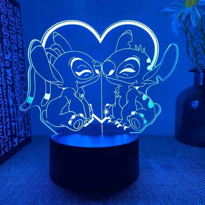 3D Stitch Illusion Night Light