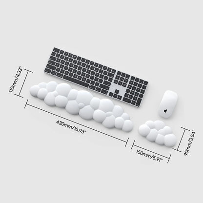Cloud Shape Memory Foam Wrist Rest