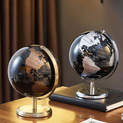 Retro Modern World Globe Decor