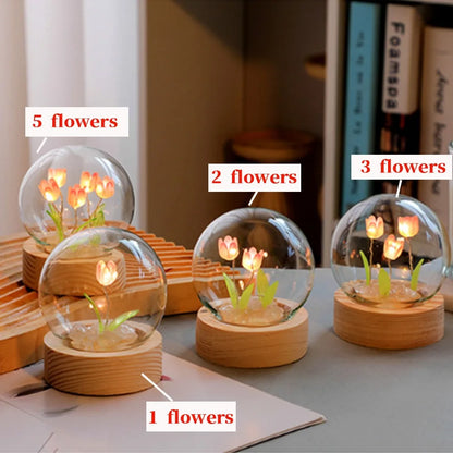 Cute Tulip Night Light