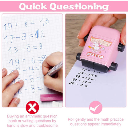 2-in-1 Reusable Math Roller Stamp
