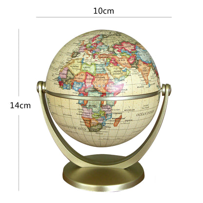 Retro Modern World Globe Decor