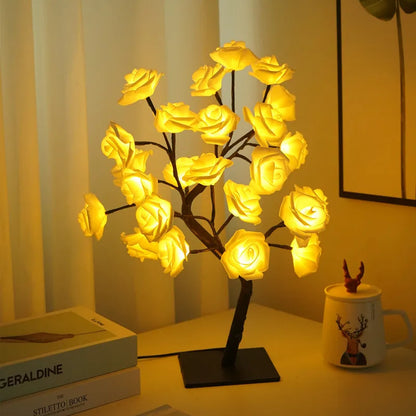 24-LED Rose Tree Lamp
