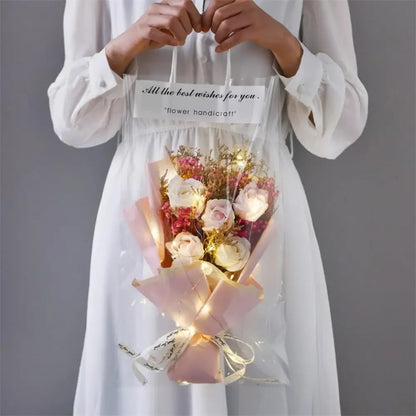 Soap Flower Gift Box Bouquet
