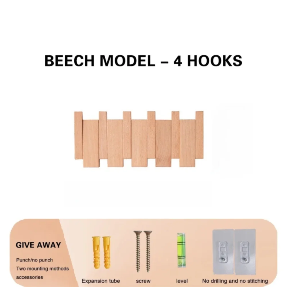 Piano Key Wall Coat Rack