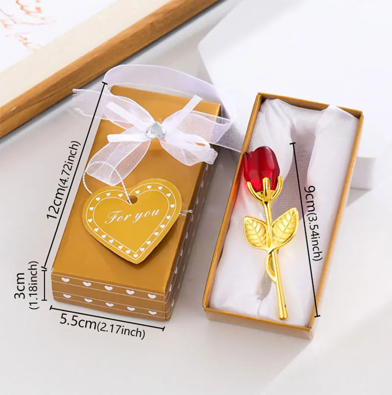 Crystal Rose Gift