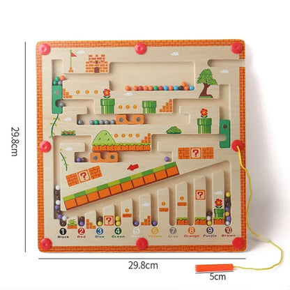 Wooden Magnetic Maze Toy