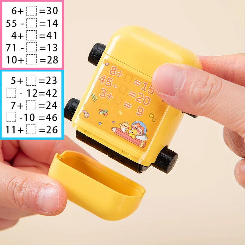 2-in-1 Reusable Math Roller Stamp