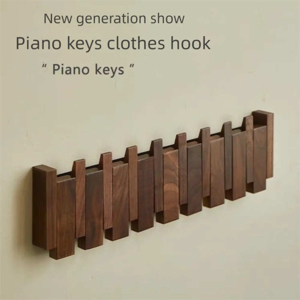 Piano Key Wall Coat Rack
