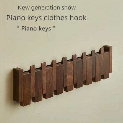 Piano Key Wall Coat Rack