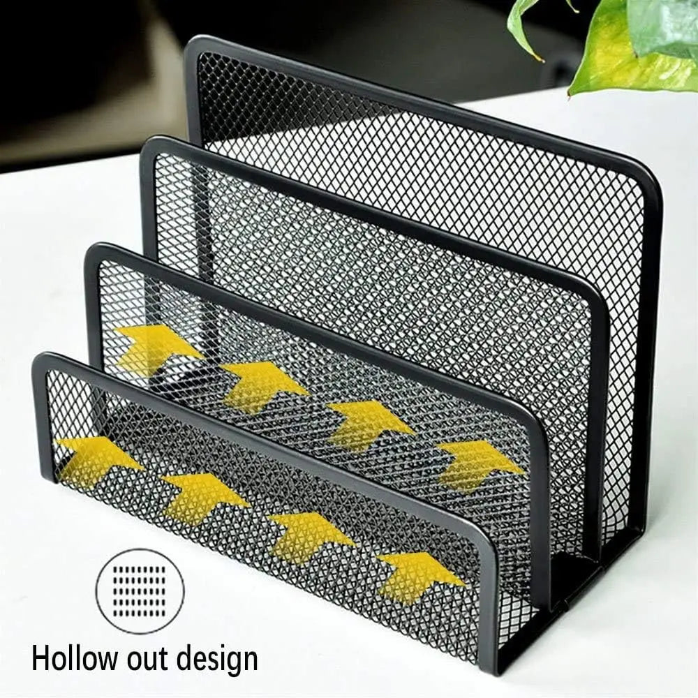 Metal Mesh Desk Folder Organizer