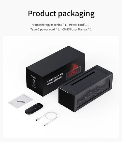 Fireplace LED Aroma Humidifier