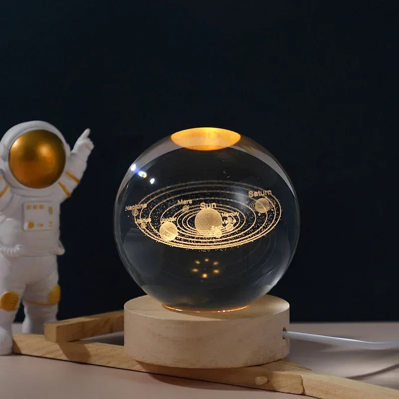 Galaxy Crystal Ball Lamp