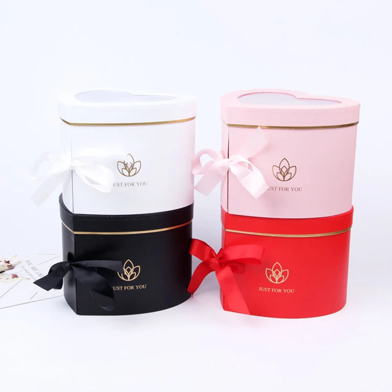 Heart-Shaped Rotating Flower Box